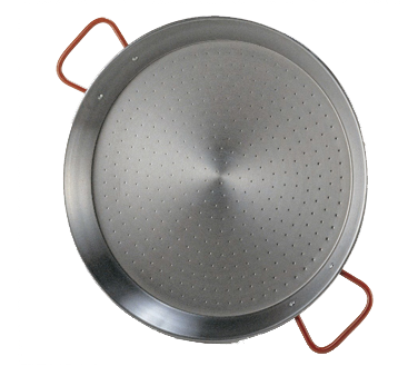 Matfer Bourgeat 070528 11" Dia. Steel Round Paella Pan