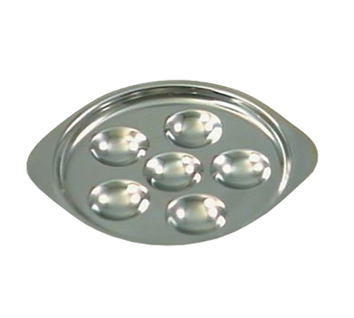 Matfer Bourgeat 062075
 4-3/4"
 Stainless Steel
 Escargot Plate