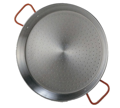 Matfer Bourgeat 071052 35-1/2" Steel Round Paella Pan