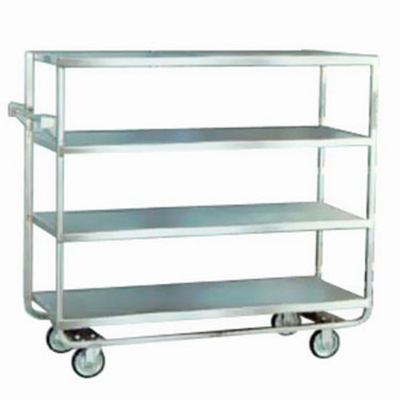 Lakeside 760 500 Lbs. Stainless Steel 4 Shelves Open Tray Truck