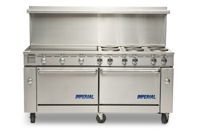 Imperial IR-4-G48T-E 72" Electric Pro Series Restaurant Range - 208 Volts