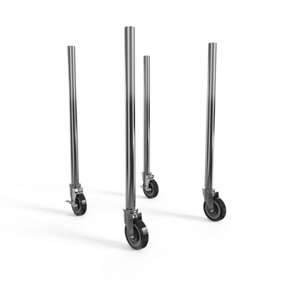 NBR Equipment LC-S4 5" Casters with Brakes