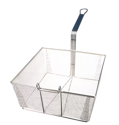 Pitco P6072144 13-1/4" x 13-1/2" x 5-3/4" Square Fine Mesh Basket