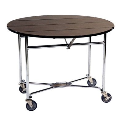 Lakeside 74415S Space-Saver Series Round Room Service Table