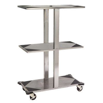 Lakeside 74550 20.5" W Stainless Steel 18 Gauge Solid Fuel Food Carrier Box Rack