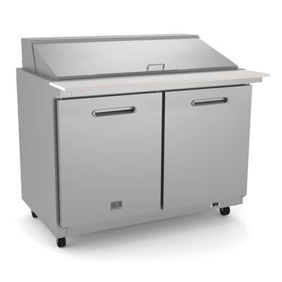 Kelvinator KCHMT48.18 48" W 2 Door Mega Top Refrigerated Sandwich/Salad Prep Table - 115 Volts