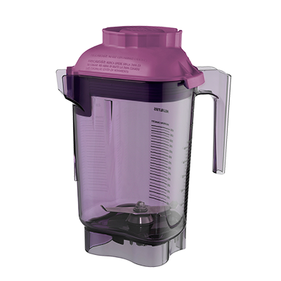 Vitamix 058987 Advance 32 Oz. Purple Copolyester Blender Container with Blade Assembly and Lid