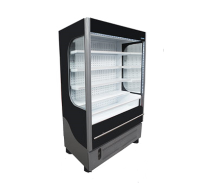 Ojeda USA ALPA-120H 24.2 Cu. Ft. Powder Coated Steel Alpha Open Air Merchandiser - 120 Volts