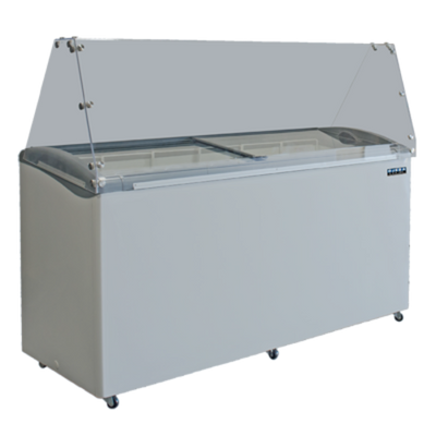 Ojeda USA 12 FLAVOR DIP 51" H x 69.3" W x 26.2" D Ice Cream Dipping Cabinet
