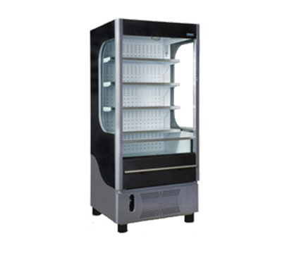 Ojeda USA ALPA-77H 15.8 Cu. Ft. Powder Coated Steel Alpha Open Air Merchandiser - 120 Volts