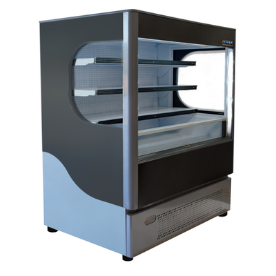 Ojeda USA ALPA-99H 19.41 Cu. Ft. Powder Coated Steel Alpha Open Air Merchandiser - 120 Volts