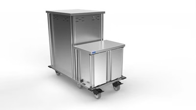 Dinex DXPTQCBEV2 31.62" H x 30.15" W x 20.4" D TQC Beverage Cart Add On without Coffee