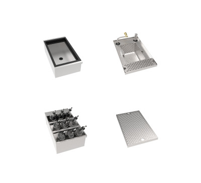Krowne MW-ESSENTIALS48 MoveWell Stainless Steel Essentials Bundle