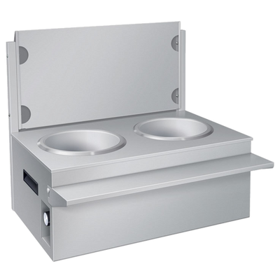 Hatco SW2-4.5RAIL-BK 4.5&quot; D Cup Rail for SW2 Soup Stations