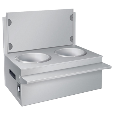Hatco SW2-4.5RAIL 4.5" D Stainless Steel Cup Rail for SW2 Soup Stations