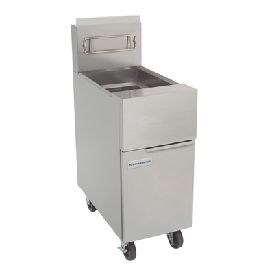 Dean Industries GF40 50 Lbs. Open Pot Natural Gas Floor Fryer - 122,000 BTU