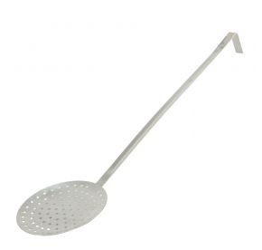 CAC China SSKM-45 17.75" L Stainless Steel Round Coarse Mesh Skimmer (1 Each)