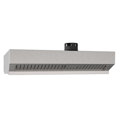 Cadco XAKHT-HCFS Stainless Steel Full Size Electric Ventless Hood - 208-240 Volts