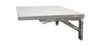 Cadco FUS-1R Stainless Steel Right Flip-Up Outer Shelf