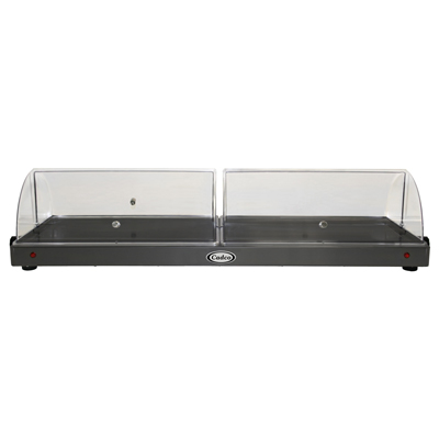 Cadco Wtrt-40-Hd 9.75" x 45" x 14.38" Heavy Duty Warming Shelf With Rolltop Lid - 120V 600 Watts