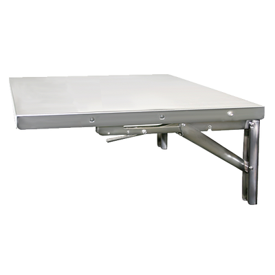 Cadco FUS-1L Stainless Steel Left Flip-Up Outer Shelf