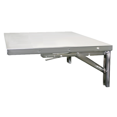 Cadco FUS-1L Stainless Steel Left Flip-Up Outer Shelf