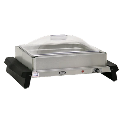 Cadco WTBS-12P 18" 1 Pan Single Buffet Server Countertop - 120 Volts