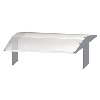 Cadco SGJ-2 46" x 15" Stainless Steel Sneeze Guard