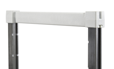 Cambro EXPCT18480 18" W Speckled Gray Camshelving Elements XTRA Top Post Connector
