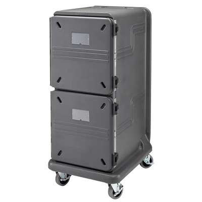 Cambro PCU2000CC615 32.63" W Plastic Insulated Electric Pro Cart Ultra Cold Food Pan Carrier - 115 Volts
