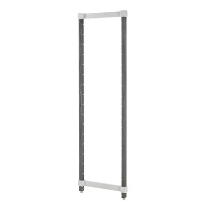 Cambro EXPK2184480 21" W x 84" H Speckled Gray Camshelving Elements XTRA Post Kit