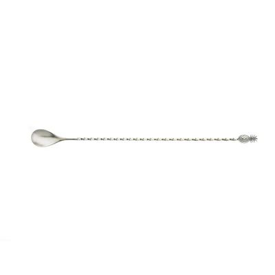 Mercer M37012PIN Stainless Steel 13.25" Barfly Classic Bar Spoon