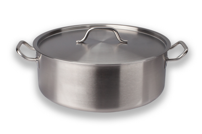 Crestware SSBZR18 18 Qt. Stainless Steel Brazier and Cover