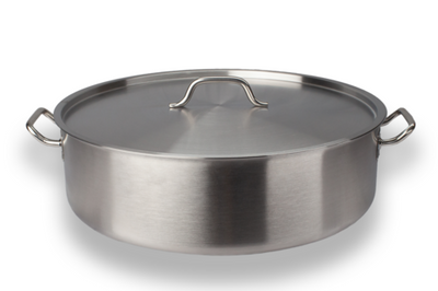Crestware SSBZR30 30 Qt. Stainless Steel Brazier and Cover