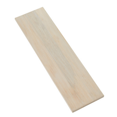 American Metalcraft MWPS32 8.75" W Wood Ribbed White Platter