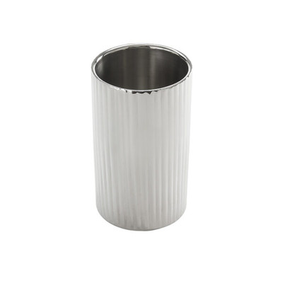 American Metalcraft SWCF4 4.75" W Stainless Steel Fluted Wine Cooler