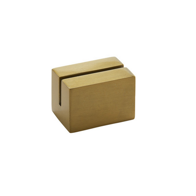 American Metalcraft GCHL1 0.87" W Gold Aluminum Card Holder