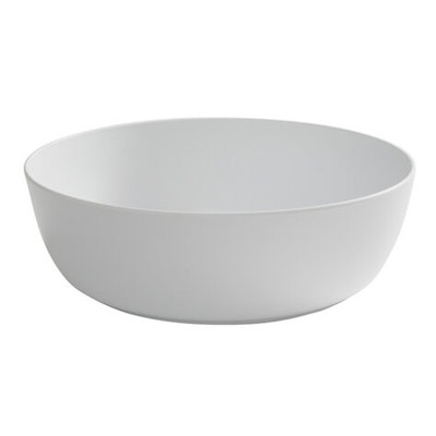 American Metalcraft AB169WH 169 Oz. White Round Serving Bowl