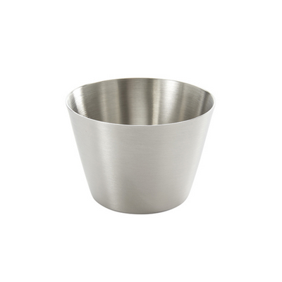 American Metalcraft SATSC 2.5 Oz. Stainless Steel Silver Round Sauce Cup