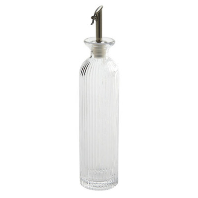 American Metalcraft CFG12 12 Oz. Glass Fluted Cruet