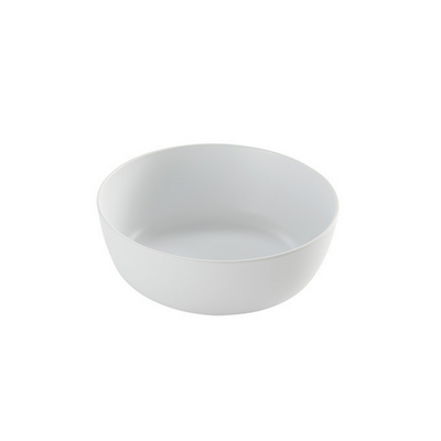 American Metalcraft AB67WH 67 Oz. White Round Serving Bowl