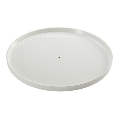 American Metalcraft LFTTSPW16 15.85&quot; W White Melamine Round Lift Plate