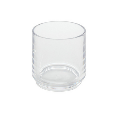 American Metalcraft BUR8 8 Oz. Clear Stackable Rocks Glass