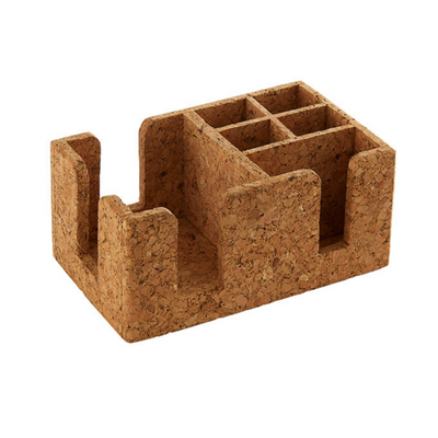 American Metalcraft BARCK5 4.5&quot; H Brown Cork Coffee Caddy