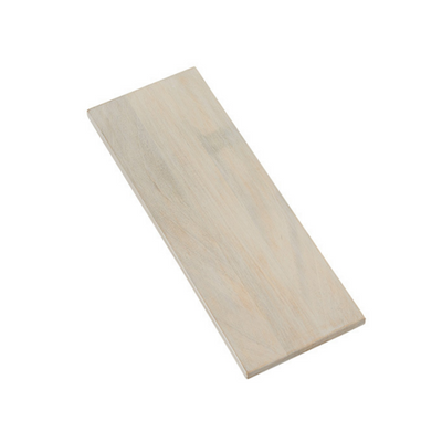 American Metalcraft MWPS24 8.75" W Wood Ribbed White Platter