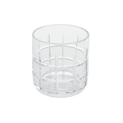 American Metalcraft BSR8 8 Oz. Clear Stackable Rocks Glass