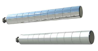 Sapphire Manufacturing SMCP-54 54" Chrome-Plated Post for Wire Shelving