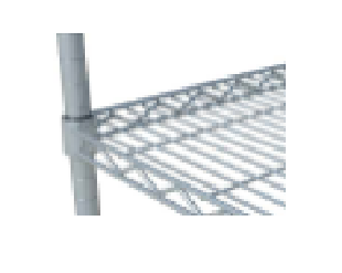 Sapphire Manufacturing SMEP-86GY 86" Grey Epoxy Coated Stationary Post