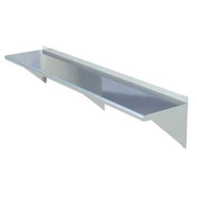 Sapphire Manufacturing SMWS-1636 36" W x 16" D Stainless Steel 18 Gauge Wall Mounted Shelf