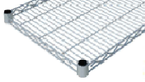 Sapphire Manufacturing SMWES24-36GN 24" D x 36" W Green Epoxy Coated Finish Shelf - 2 per Pack